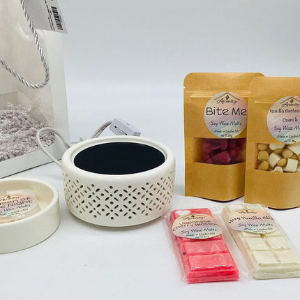 3 in 1 Warmer & Soy Melts Set - White Night Light