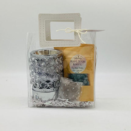 Gemstone Warmer & Soy Melts Set