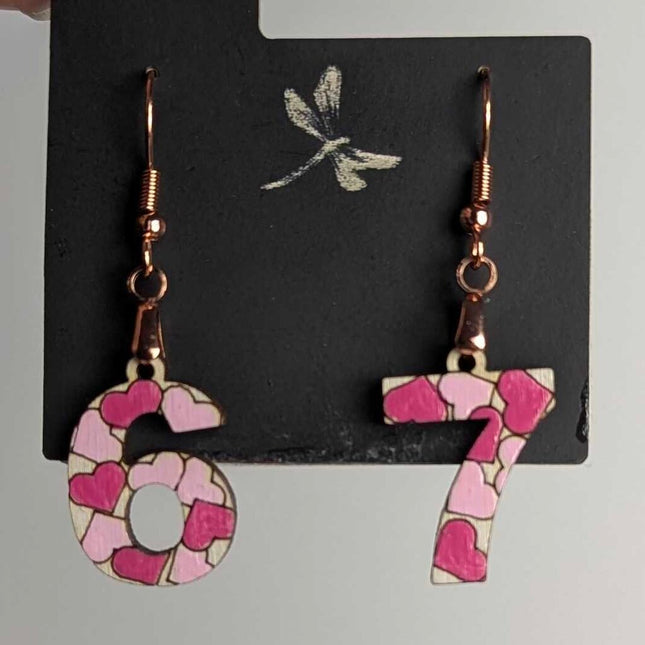 Earrings - 67 Hearts