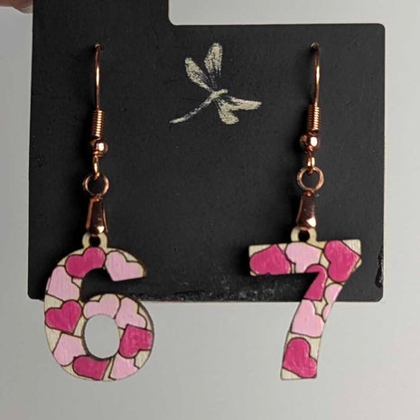 Earrings - 67 Hearts