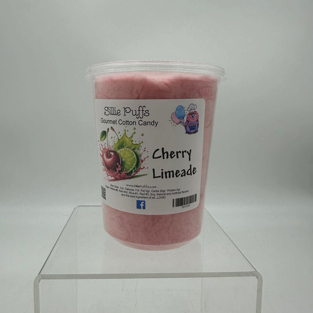 Cherry Limeade Cotton Candy
