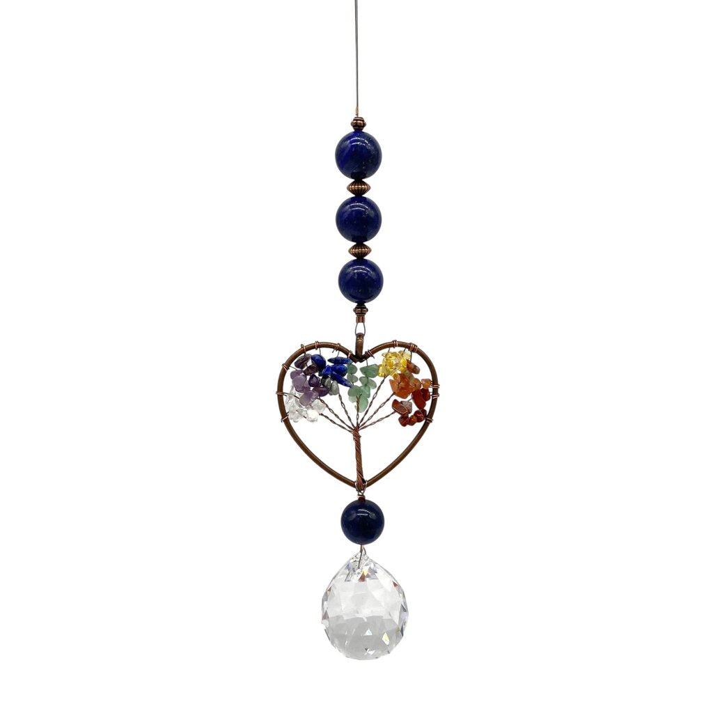 TREE OF LIFE LAPIS HEART