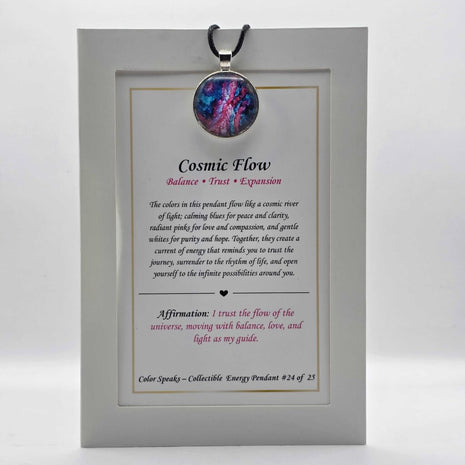 Keepsake Pendant Card - Cosmic Flow