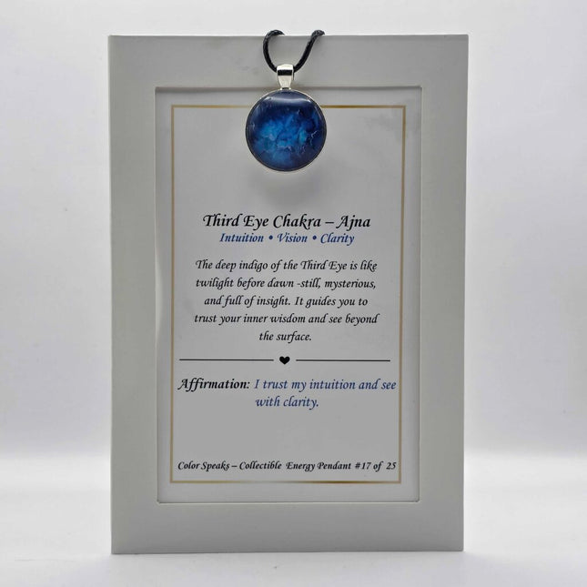 Keepsake Pendant Card - Third Eye Chakra