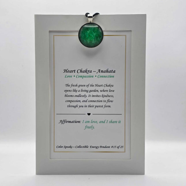 Keepsake Pendant Card - Heart Chakra