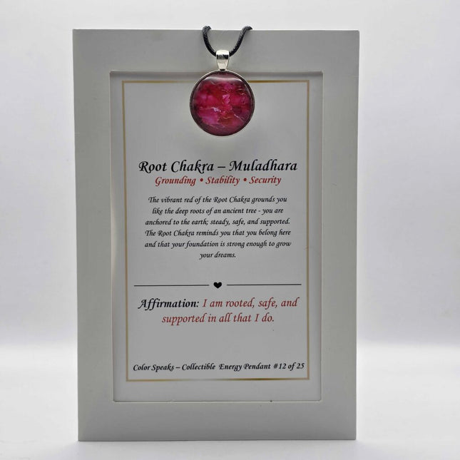 Keepsake Pendant Card - Root Chakra