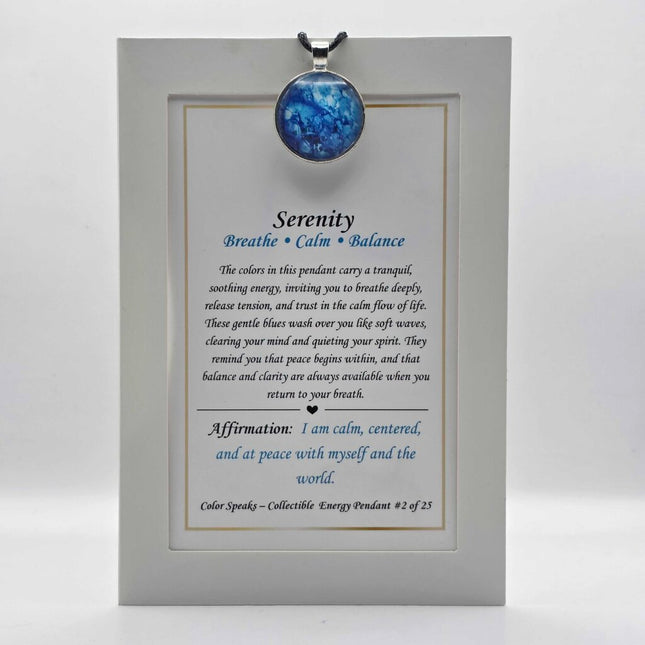 Keepsake Pendant Card - Serenity