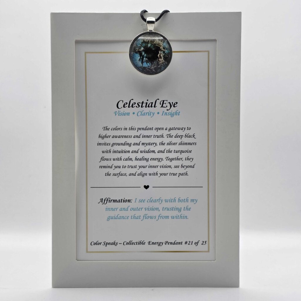 Keepsake Pendant Card - Celestial Eye