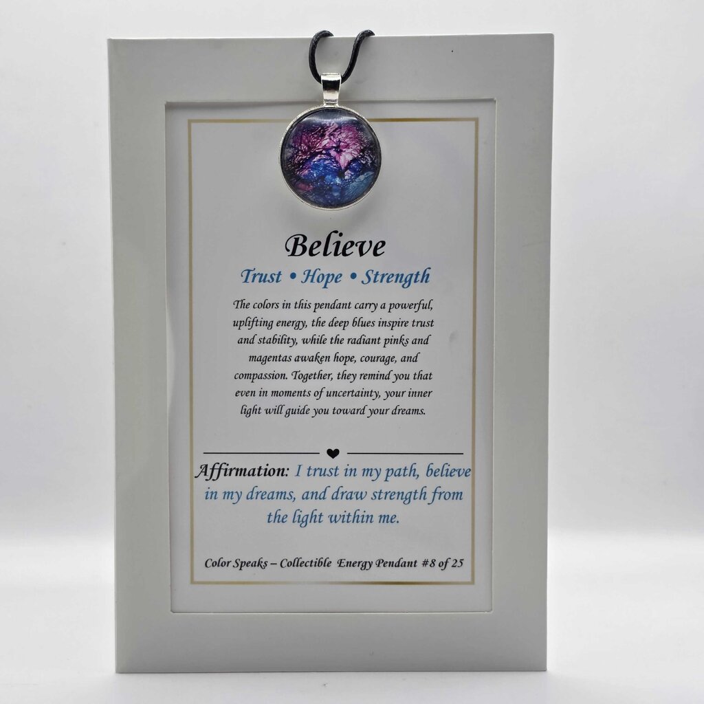 Keepsake Pendant Card - Believe