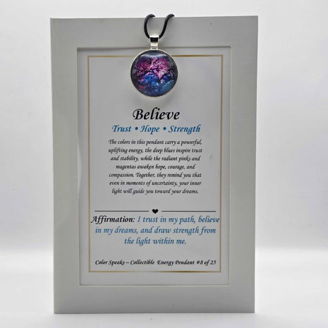 Keepsake Pendant Card - Believe