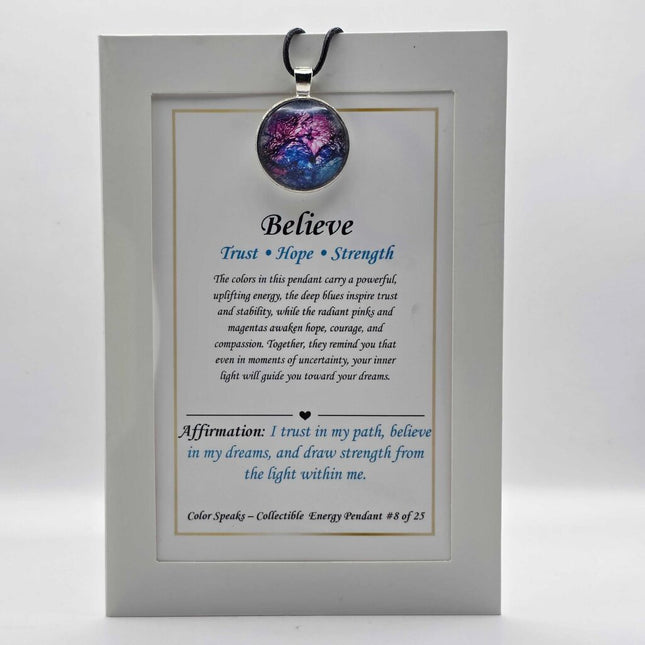 Keepsake Pendant Card - Believe