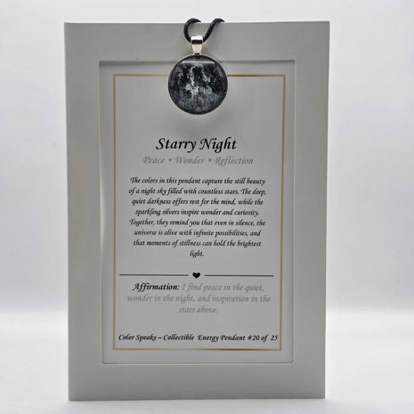 Keepsake Pendant Card - Starry Night
