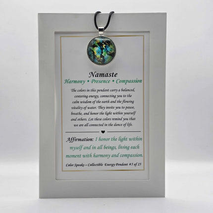 Keepsake Pendant Card - Namaste