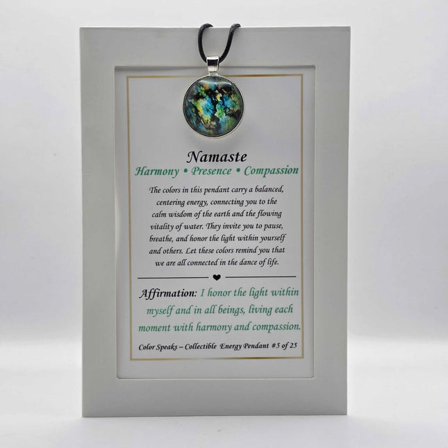 Keepsake Pendant Card - Namaste