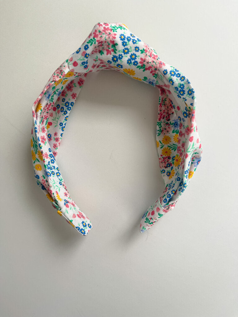 Multi Floral Knotted Headband