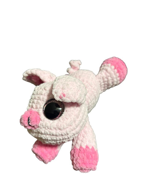 Crocheted piggy stuffie