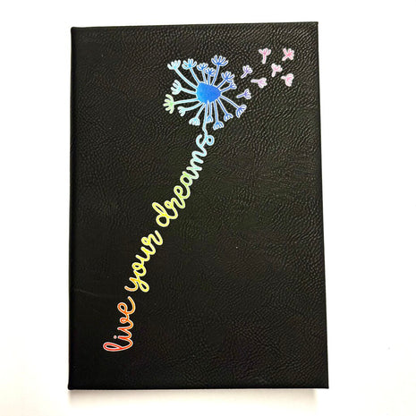 LIVE YOUR DREAMS FAUX LEATHER JOURNAL