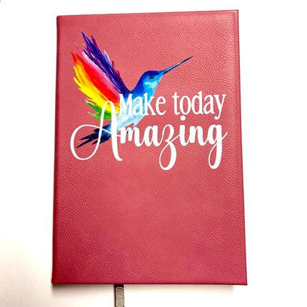 MAKE TODAY AMAZING FAUX LEATHER JOURNAL