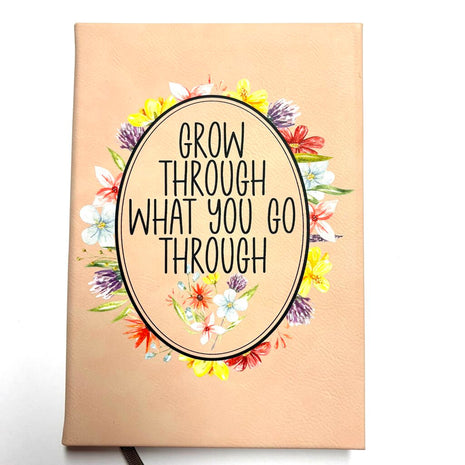 GROW THROUGH FAUX LEATHER JOURNAL