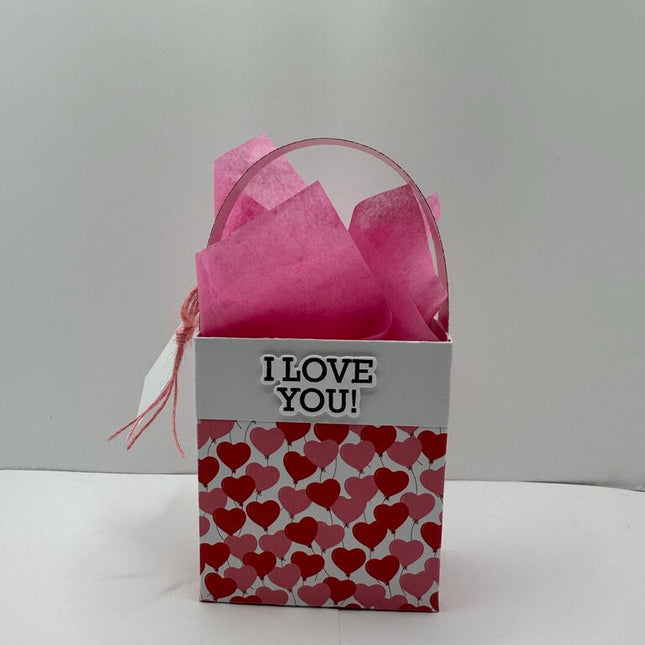 Mini Gift Bags - Heart Balloons