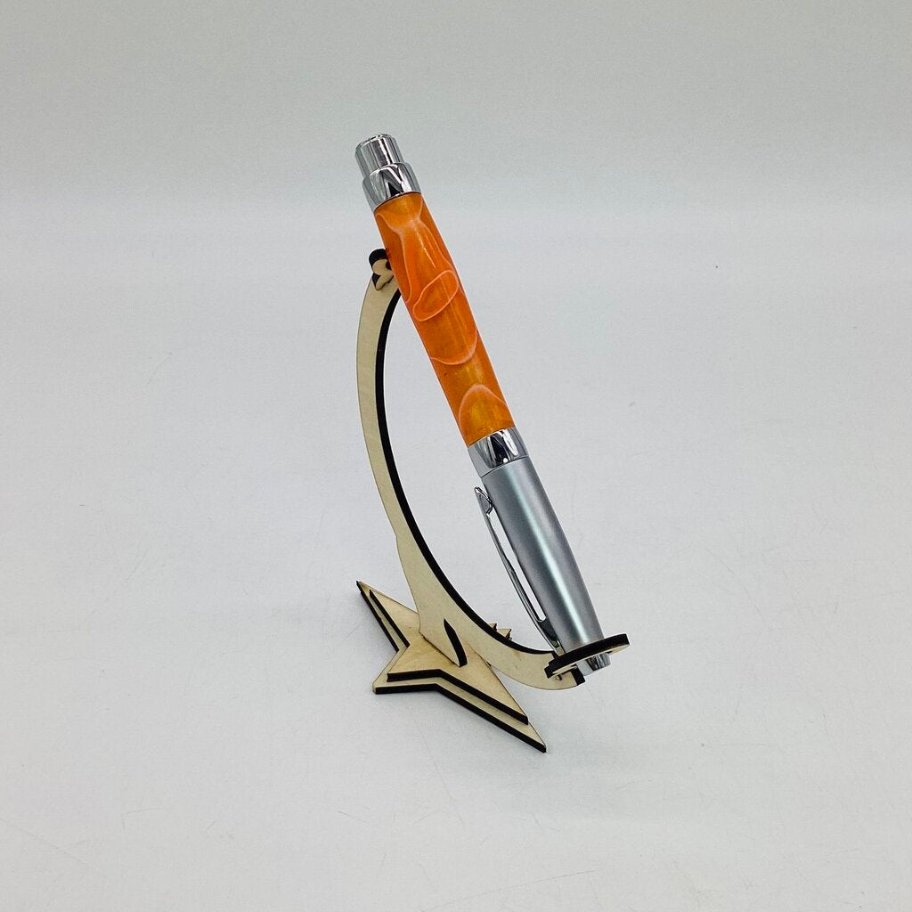 Hand Turned Rollerball Style Pen in Acrylic