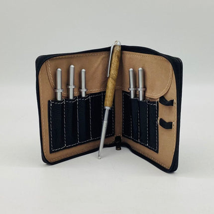 Maple Burl Crochet Hook Set