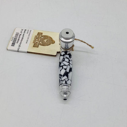 Black and White Acrylic Smoking Pipe