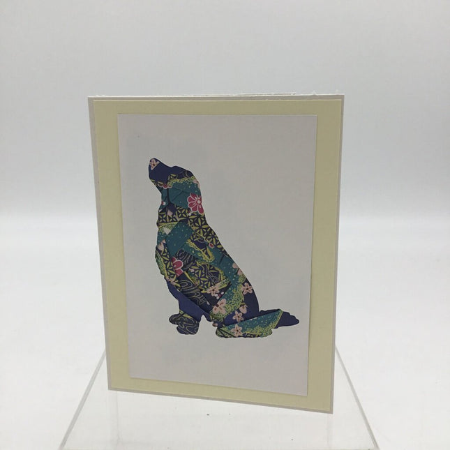 Golden Retriever Keepsake Paper Folded Card