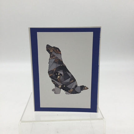 Golden Retriever Keepsake Paper Folded Card