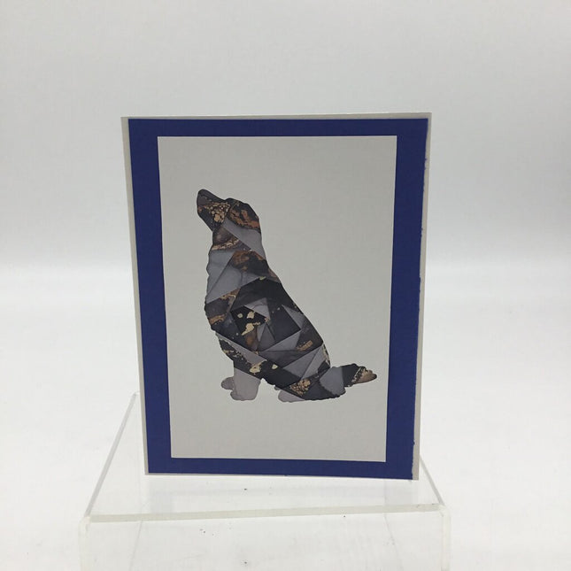 Golden Retriever Keepsake Paper Folded Card