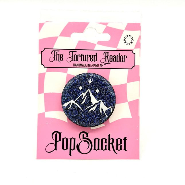 Romantasy Mountain Range Glitter PopSocket