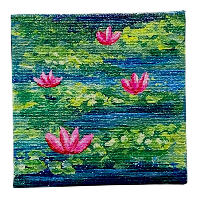Water Lilies Mini Canvas