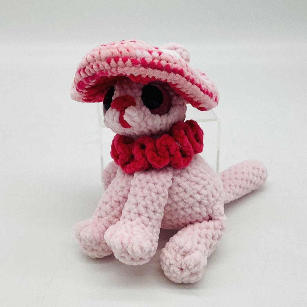 Pink Kinoko the Mushroom Cat