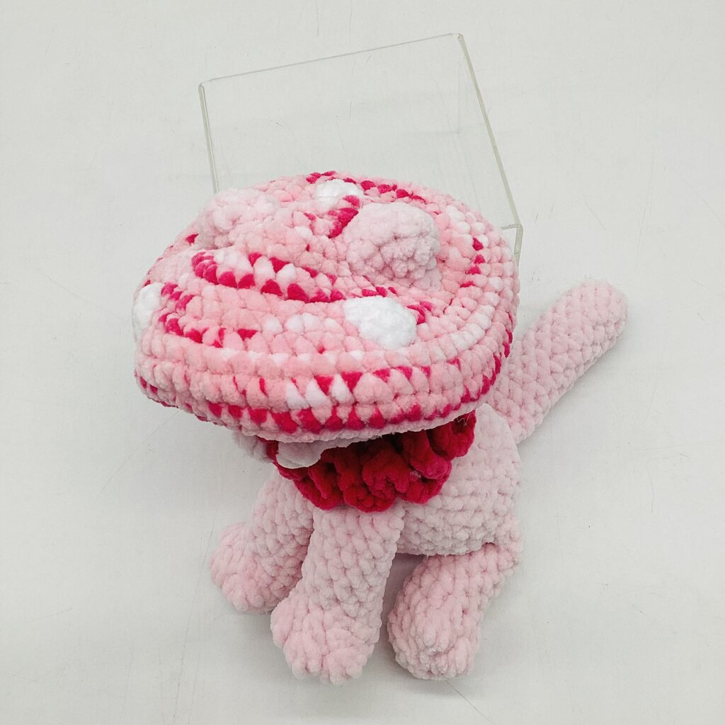 Pink Kinoko the Mushroom Cat