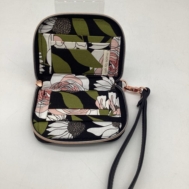 Mini Zip Around Wallet- Charcoal