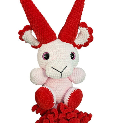 Crocheted valentines Baph plushie