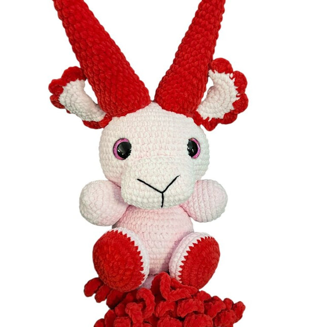 Crocheted valentines Baph plushie