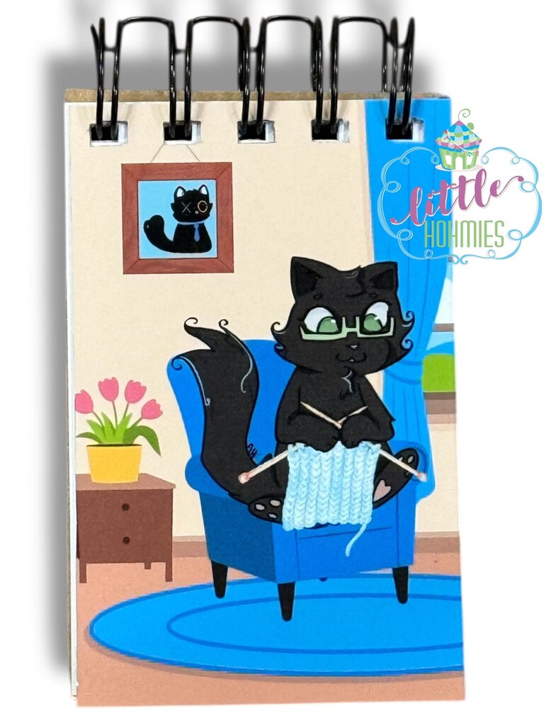 2.5x4 Notebook - Momma Kitty Knits