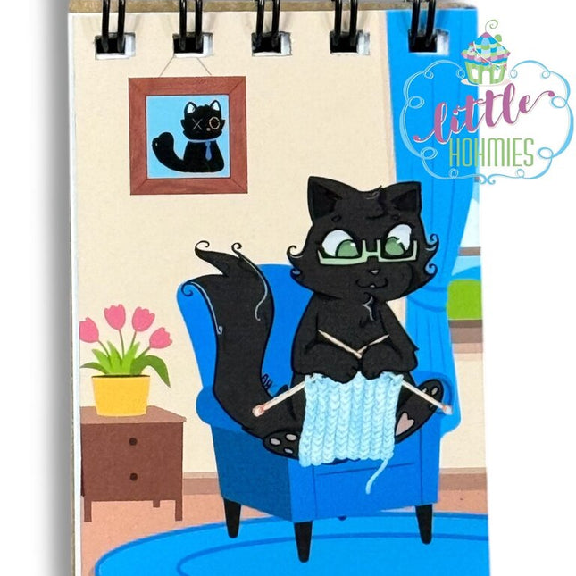 2.5x4 Notebook - Momma Kitty Knits
