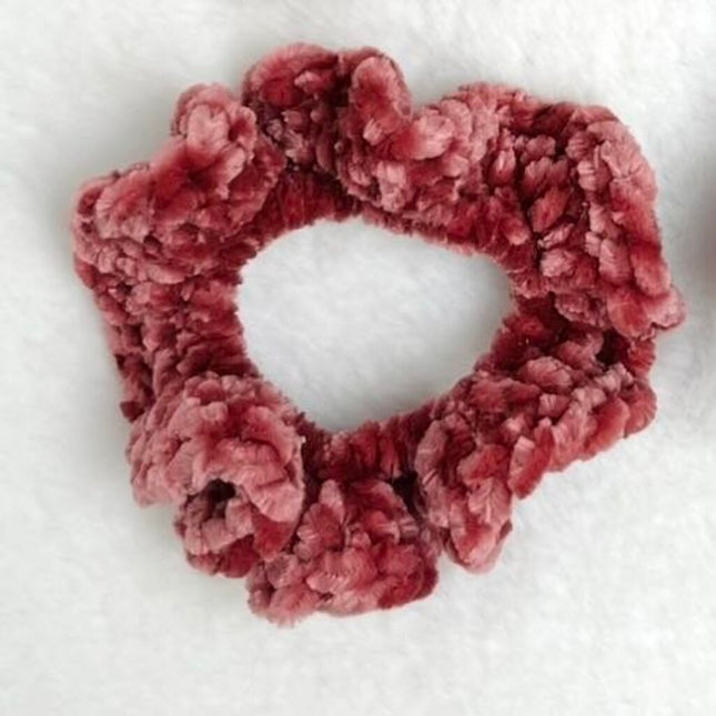 Velvet Scrunchie - Pomegranate