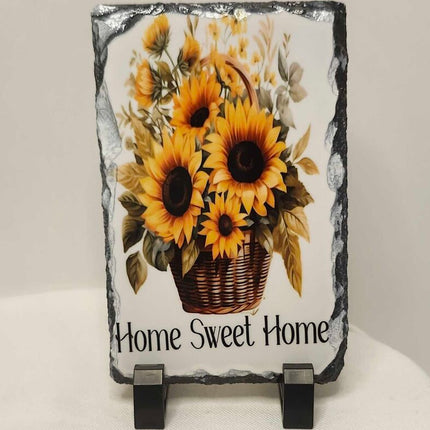 Shelf sitter- HSH sunflowers slate