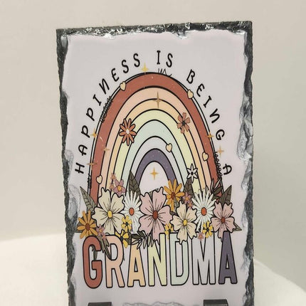 Shelf sitter- Happiness is Grandma slate
