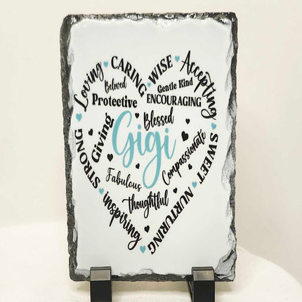 Shelf sitter- Gigi slate