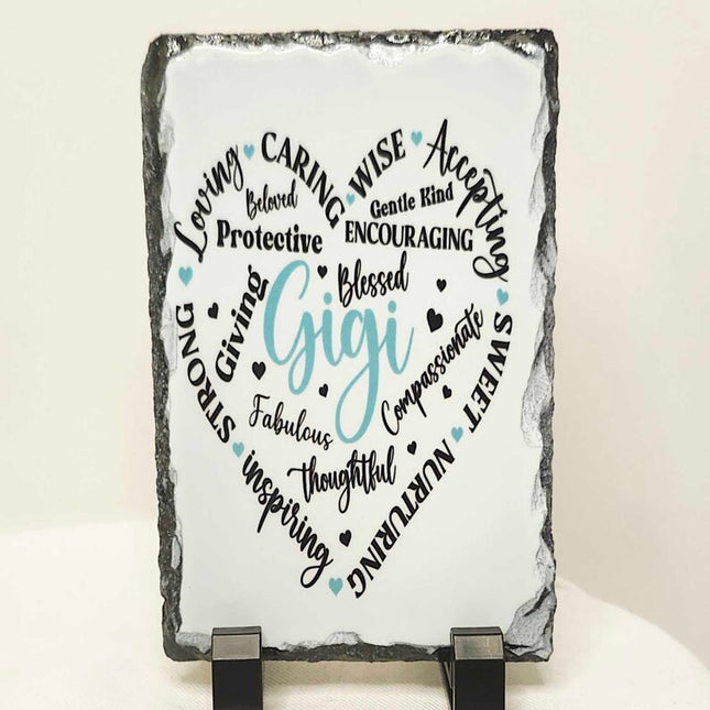 Shelf sitter- Gigi slate