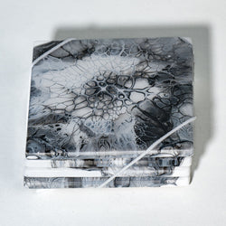 Coasters - Set of 4 Square - Black and white - view 1
