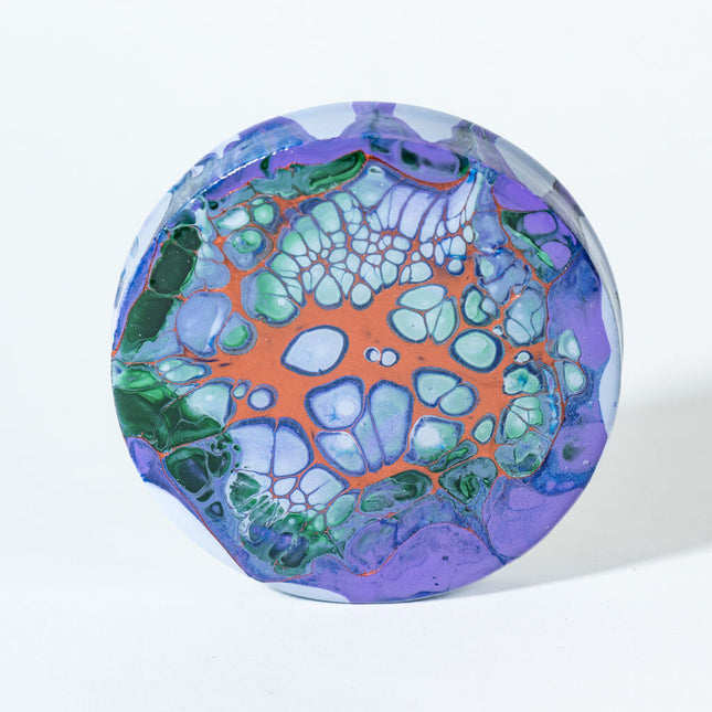 Magnetic Bamboo Bottle Opener - Lavender, green black