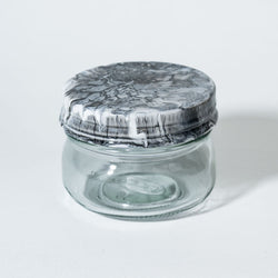 4 oz Glass Jar - Black and white - view 2
