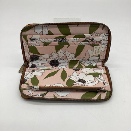 Zip Around Wallet- Tan