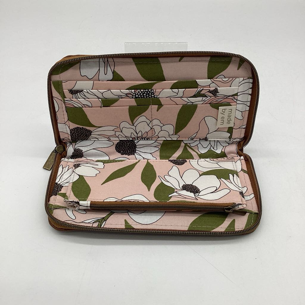 Zip Around Wallet- Tan