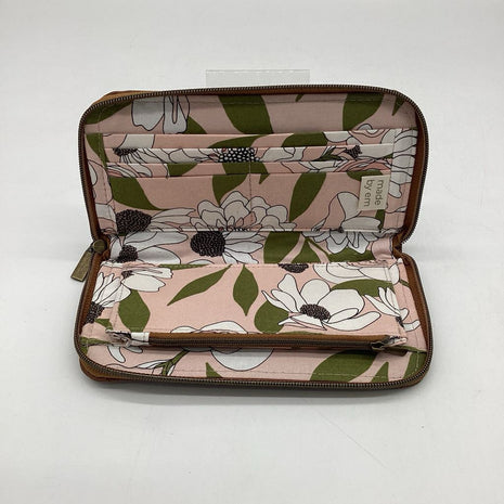 Zip Around Wallet- Tan